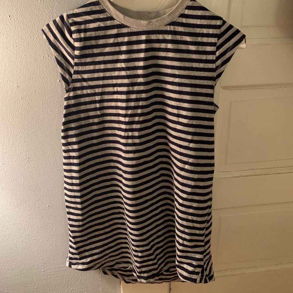 Stripped T-shirt dress